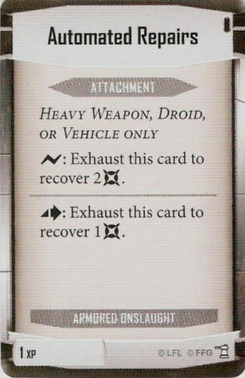 Armored Onslaught card: /images/imperialClassDecks/Armored Onslaught/Automated Repairs.jpg